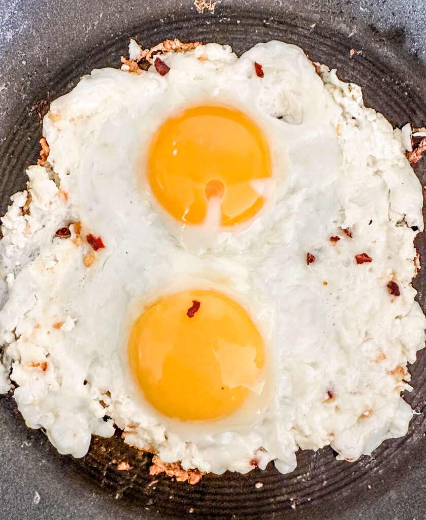 Crispy Feta Fried Eggs